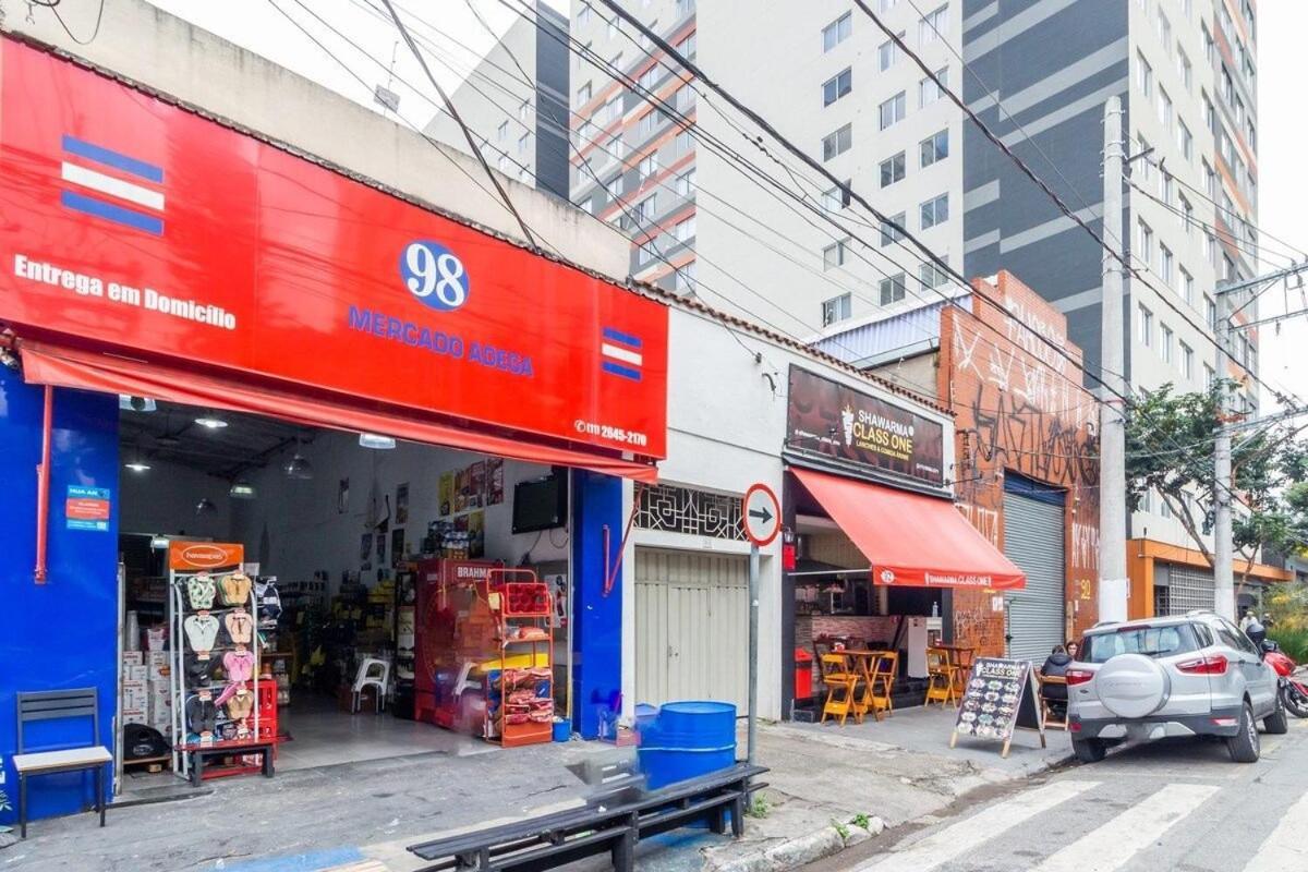 Encantador Studio No Bras Com Piscina/Metro Bras Sao Paulo Bagian luar foto